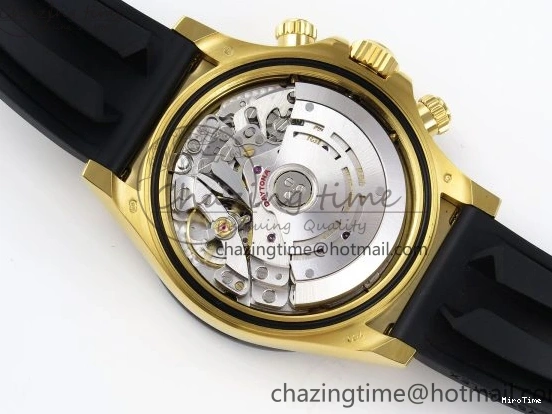 MiroTime 0103 DAYTONA 116518 APSF 1:1 BEST EDITION BLACK DIAL ON OYSTERFLEX RUBBER STRAP SH RelaxedFit 1782